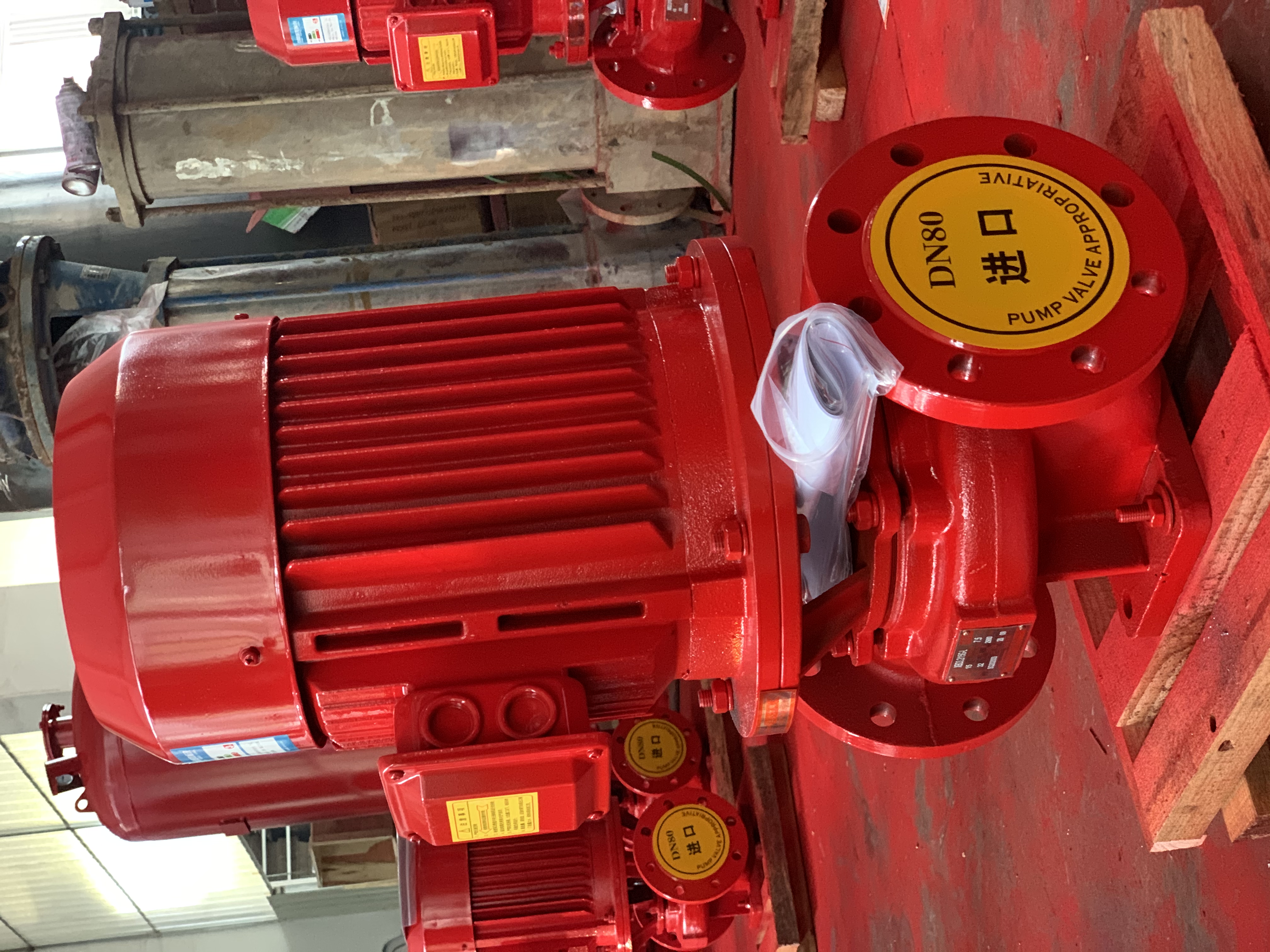 立式单级管道消防泵